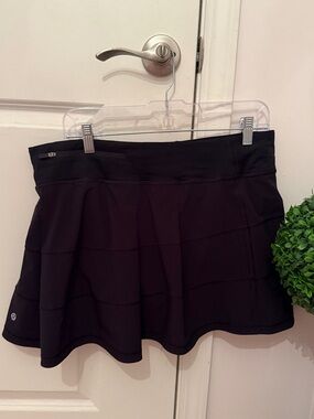 Lululemon Black Women's Active Skort - Lined Performance Skirt